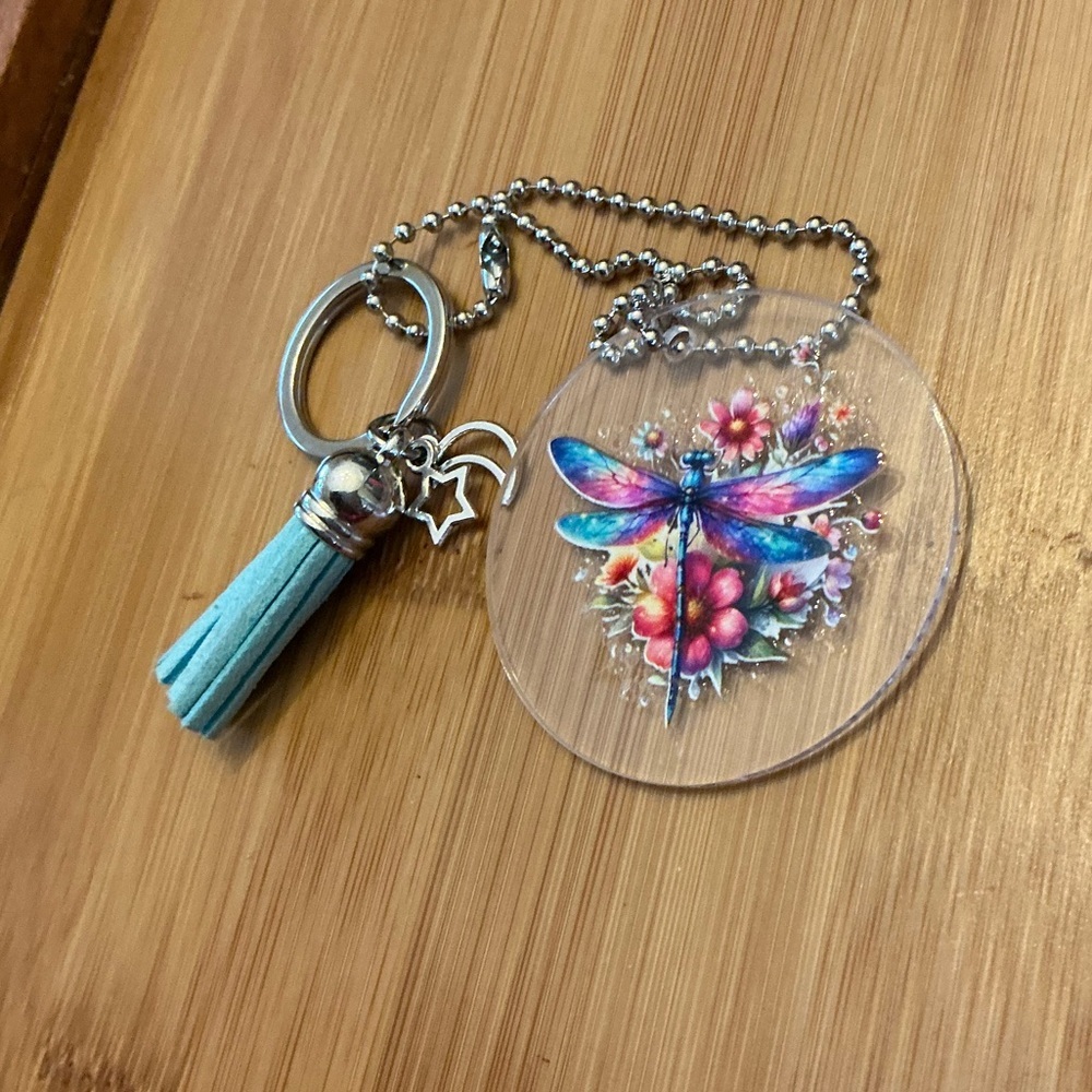 Rearview mirror chain, handmade!  Great car decor!